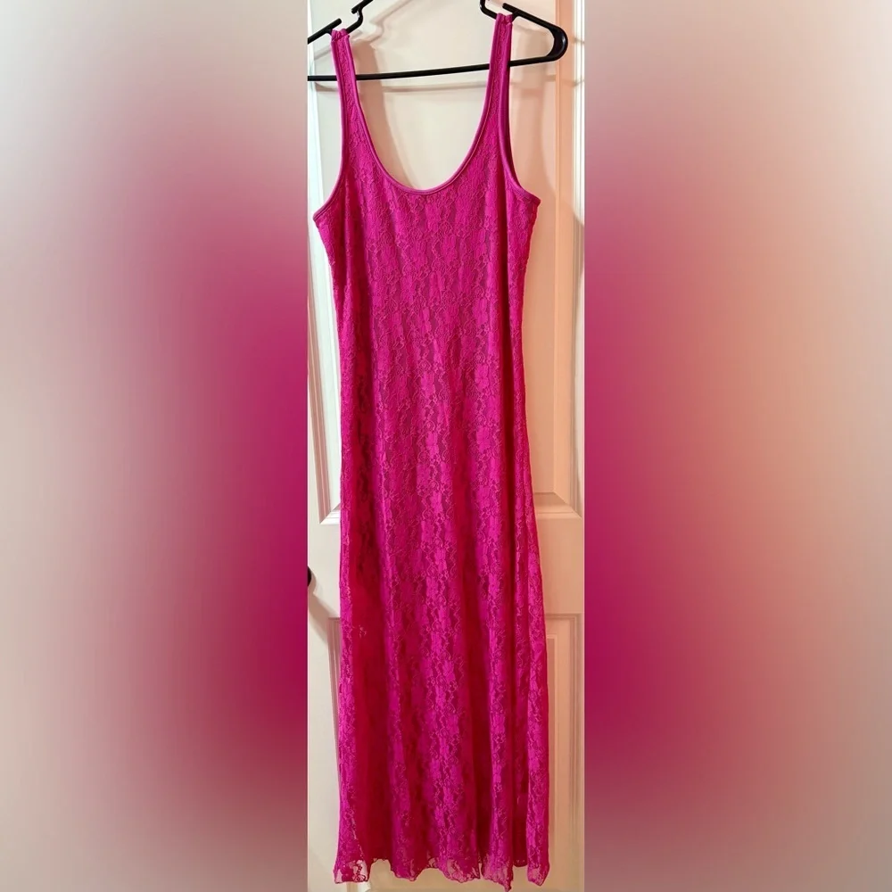 Pink Lace Dress - Picture 5 of 6